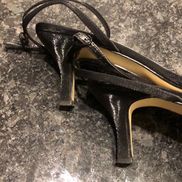 Black sparkle heels - Picture 4 of 5